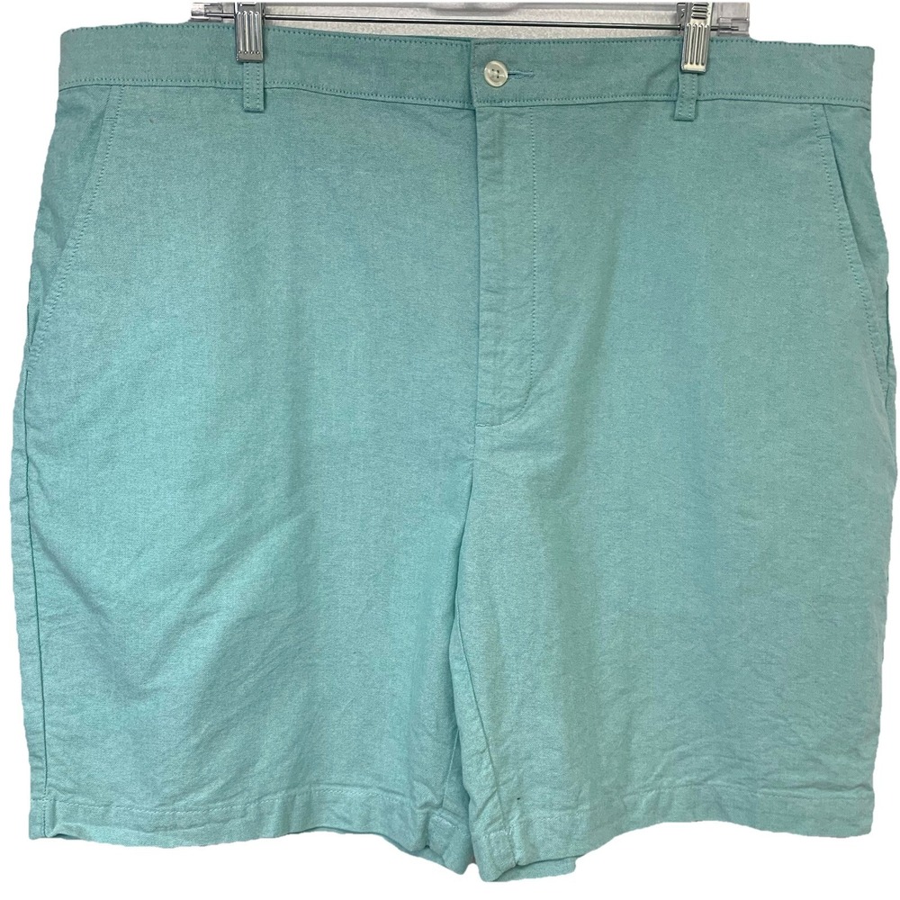 Jos A Bank Stay Cool Shorts Mint Green 100% Cotton Men 40 Casual Travel Resort